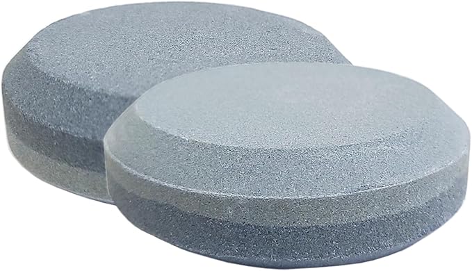 Pair of Sharpening Stone Whetstone Hatchet Sharpener Puck Dual Grit 120# /180# Round Tool Set