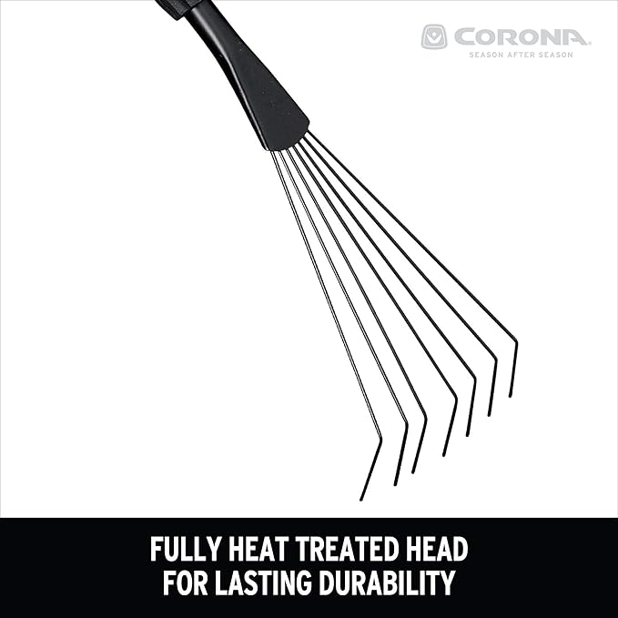 Corona GT 3050 Extendable Handle Rake, Extends reach to 34 inches, Red, 18"-36"