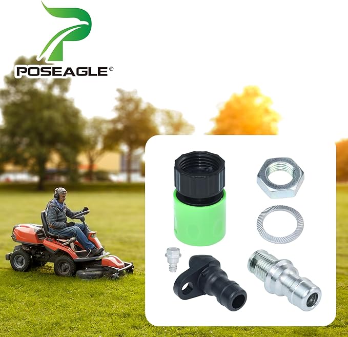 490-900-M061 Deck Wash Kit Replaces 490-900-0025 Including 921-04041 Lawn Mower Deck Wash Adapter Nozzle, 737-04003D Deck Wash Nozzle(Stainless Steel), 731-07487 Deck Wash Nozzle (Plastic)