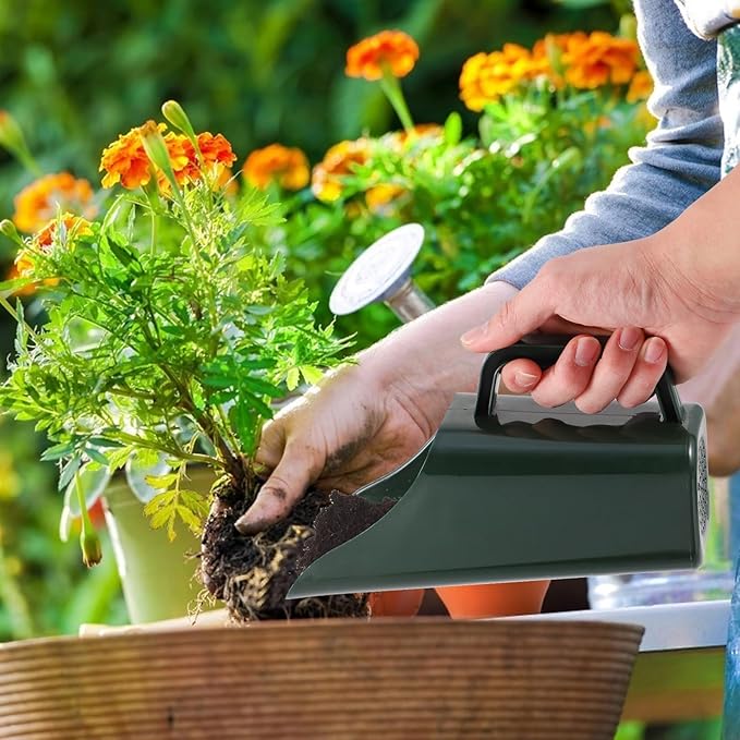 GANAZONO Plastic Soil Scoop Garden Cultivation Scoop Hand Scoop Hand Garden Scoop Trowel Shovel Cultivation Tool for Digging up Transporting Soil
