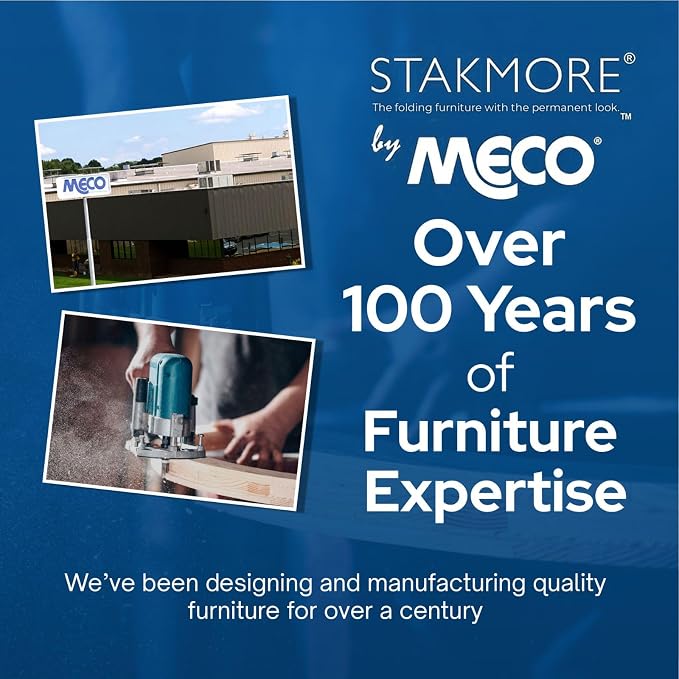 Stakmore Classic Straight Edge Square Folding Card Table 32x32 - No Assembly Wooden Foldable Card Table, Bridge, Board Game, Steel Mechanism, Folding Legs, Space-Saving, Driftwood Frame