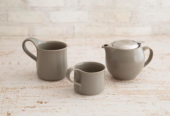 ZERO JAPAN Bee House Ceramic Coffee Mug - Microwave & Dishwasher Friendly Mugs with Handle - Cup for Tea, Coffee & Hot Drinks - Silky Gray (9 oz)