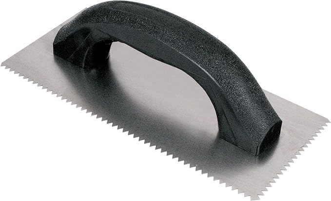 QEP 3/16" x 5/32" V-Notch Economy Flooring Trowel
