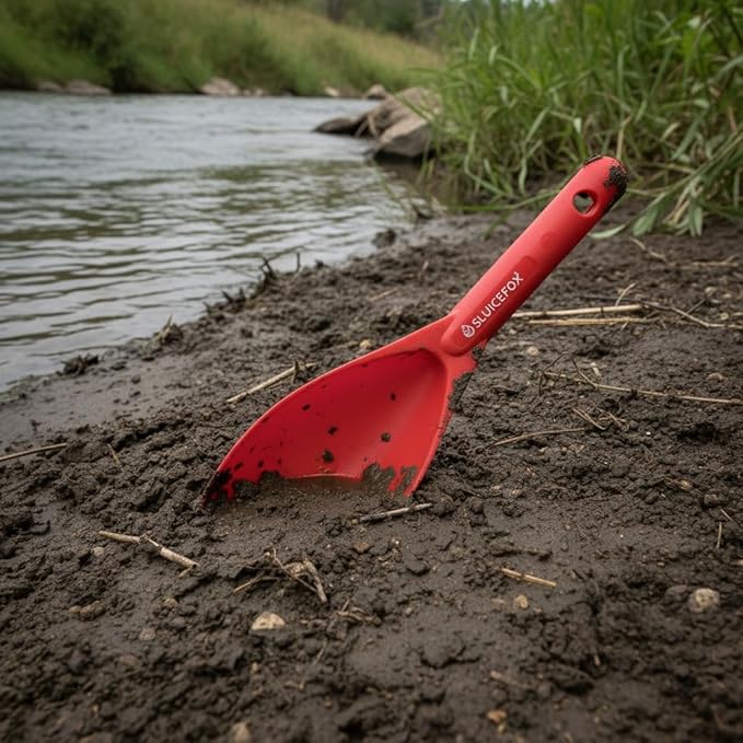 Sluice Fox Gold Prospecting Paydirt Scoop | Durable Plastic Hand Trowel Shovel | Lightweight Tool for Panning, Dredging & Crevice Digging