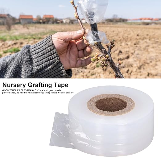 TROUVAILLE Parafilm Tape, Sealing Tape for Petri Dish, Grafting Tapes for Fruit Trees and Plants, Self-Adhesive Stretchable Resilient Film, M 29mm Width
