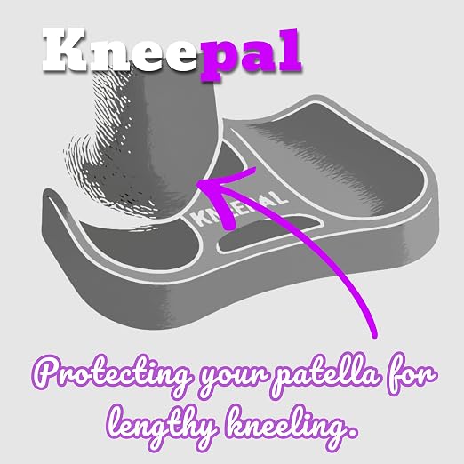 The original is here. This ultra-thick kneeler's patented design offers a quality alternative to collapsible flat foam pads. Beloved by gardeners, Moms, yoga buffs, fitness peeps.