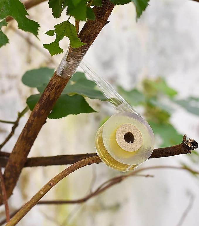 1.2inch Grafting Tape for Floral Fruit Trees Stretchable Garden Grafting Tape Plants Repair Tapes Poly Budding Tape Seedling Graft (3 color-3pack)