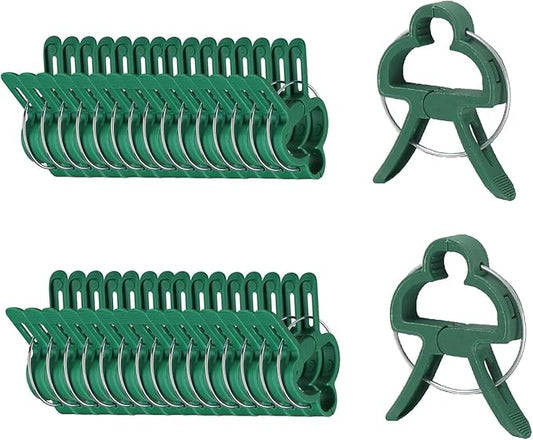 Plant Clips Garden Clips for Supporting Plants, Flowers and Vines, Gentle Durable Plant Support Clips Set (96 Small)
