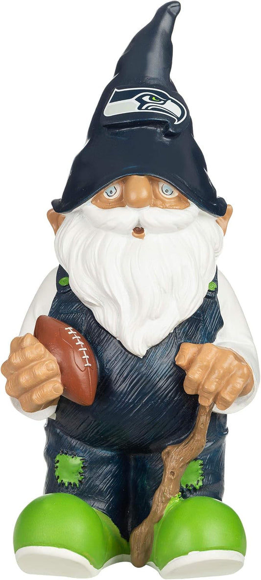 NFL Resin 11.5" Team Logo Outdoor Garden Statue Gnome