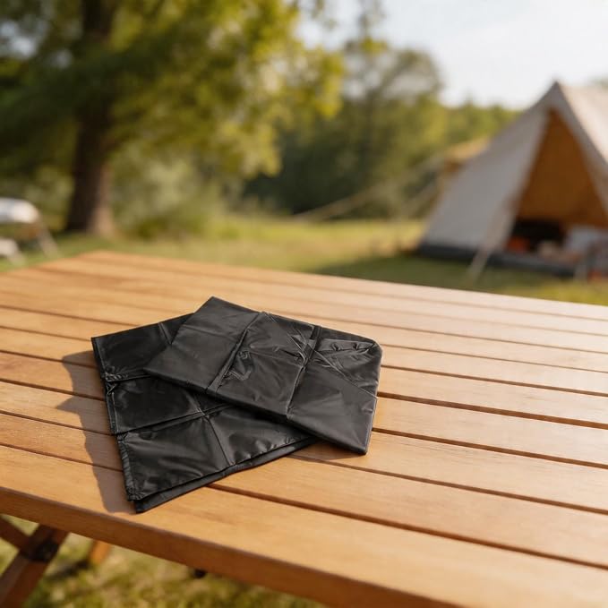 Outdoor Potting Table Cover Waterproof Windproof 210D Oxford Fabric With PU Coating For Garden 120X51x120cm Black