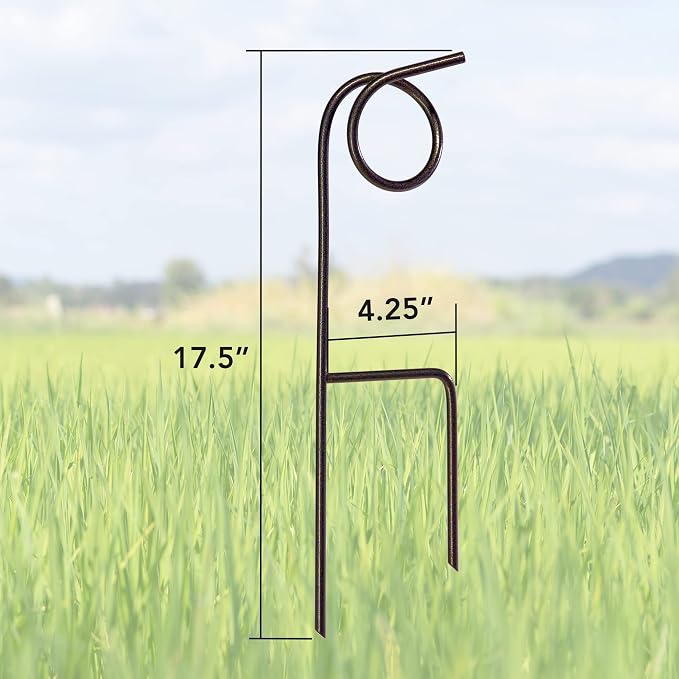 Yard Butler Plant-Saving Hose Guide 3-Pack, IHG-18X3 - Garden Hose Routing Tool for Saving Plants - Prevents Twisting & Drag - Easy Install - Power-Coated Steel - Rust-Resistant