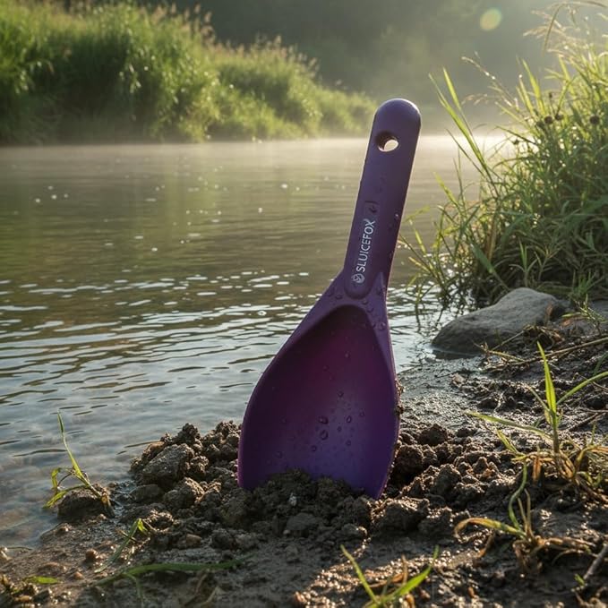 Sluice Fox Gold Prospecting Paydirt Scoop | Durable Plastic Hand Trowel Shovel | Lightweight Tool for Panning, Dredging & Crevice Digging