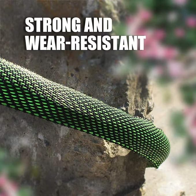 Garden Hose 5FT, Heavy Duty Water Hose with Aluminum Fittings, Puncture Proof All-weather, Ultra-Lightweight and Flexible, Watering and Cleaning for Outdoor, Lawn