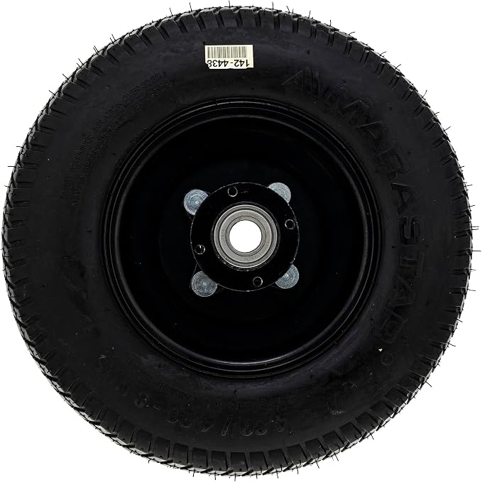 Exmark 142-4438 Black Rim Wheel and Tire Z-Aerate Stand-On Aerator ZA3624