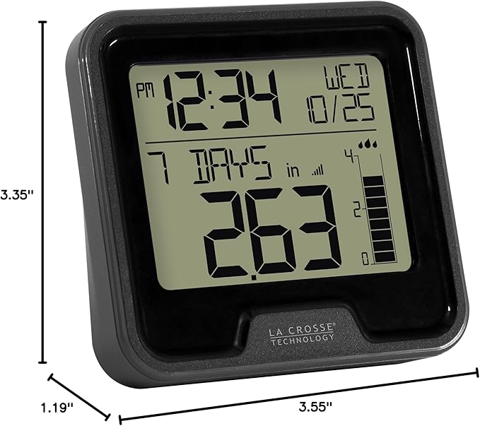 La Crosse Technology 724-1409 Wireless Rain Station , Black