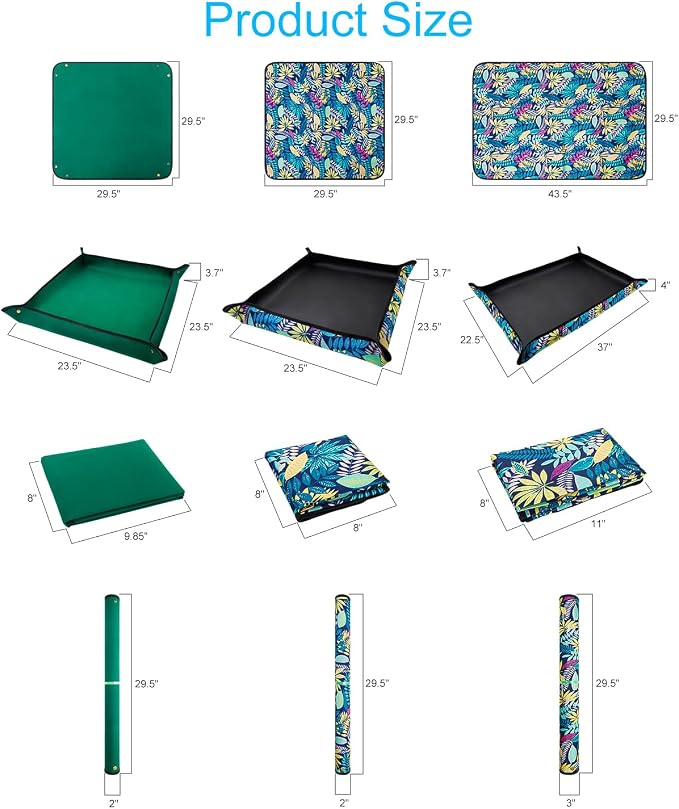Waterproof Potting Mat for Indoor Plant Transplants, 29.5"x 29.5" Foldable Repotting Mat for Mess Control, Succulent Gardening Tray for Plant Lovers, Birthday Gifts for Women