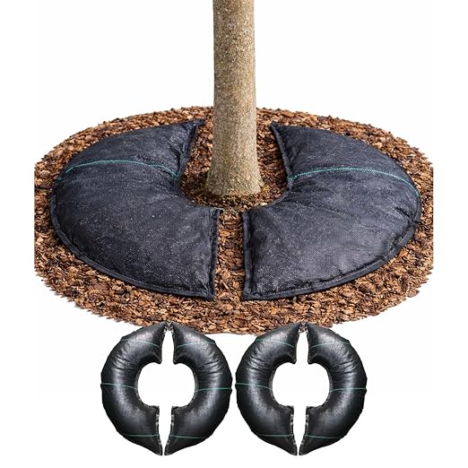 SteadySpring® Smart 30+ Day Tree Watering Mat Auto Refills with Rain for Trees with 16–23 in Root Ball – Maintains Optimal Soil Moisture, Reduces Water Use Up to 99%, Promotes Healthy Root Growth