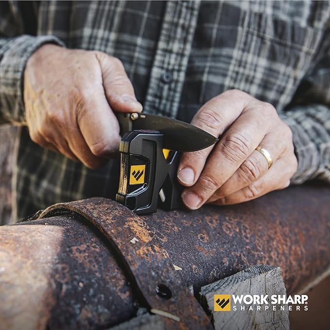 Work Sharp Portable Pivot Knife Sharpener, WSEDCPVT EDC Black
