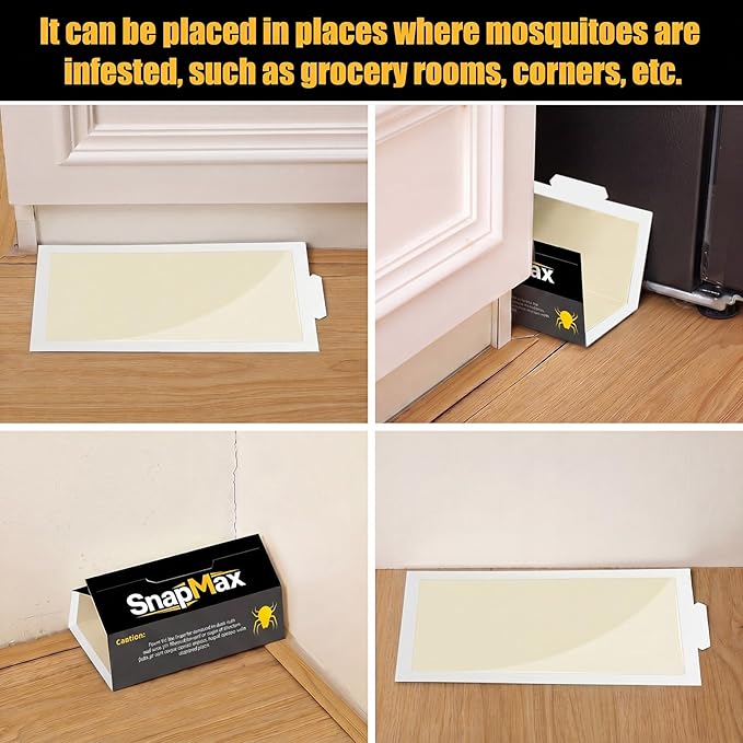Qualirey 150 Pack Large Mouse Traps Bulk Strong Sticky Mouse Insect Glue Board Traps Green Indoor Home Sticky Pest Control Adhesive for Catching Rats Rodents Cockroaches Bugs, Unscented (Black)