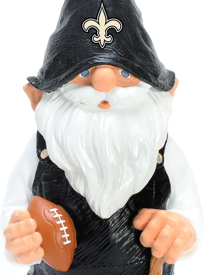 NFL Resin 11.5" Team Logo Outdoor Garden Statue Gnome