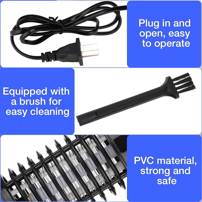 Qualirey 6 Pcs Mosquito Killer Electric Mosquito Killer Electric 220V Insect Fly Trap Zapper for Patio Bug Insect Zappers Fly Trap for Home Garden Patio Backyard