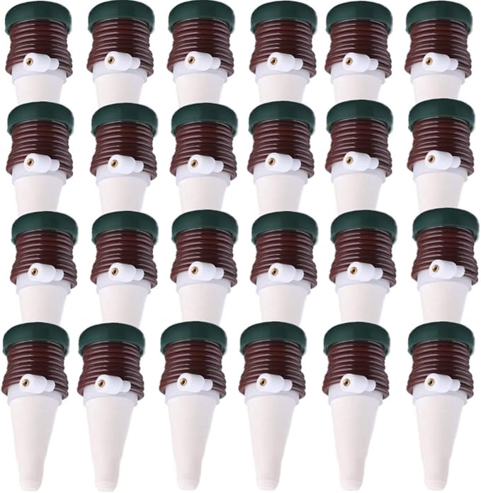 HESTYA 24 Pack Plant Self Watering Stakes Insert Automatic Watering Devices Self Watering Spikes Indoor Outdoor Plant Watering for Vacation