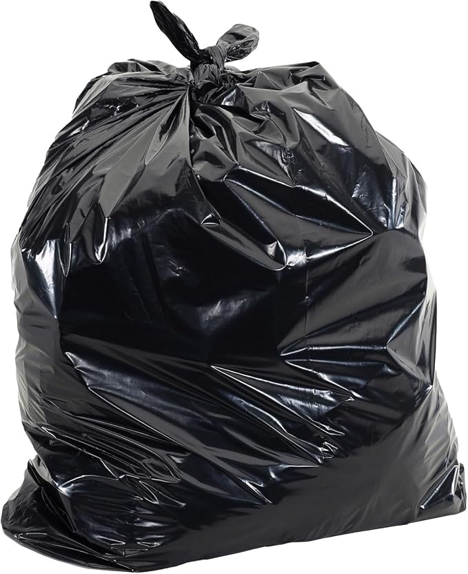 Ultrasac Heavy Duty 55 Gallon Black Trash Bags - (Value 200 Pack) - 1.5 MIL equivalent Industrial Strength Plastic 37" x 54" for 50-55 Gal Cans -Fits Toter, Rubbermaid Brute, Carlislie Bronco etc.