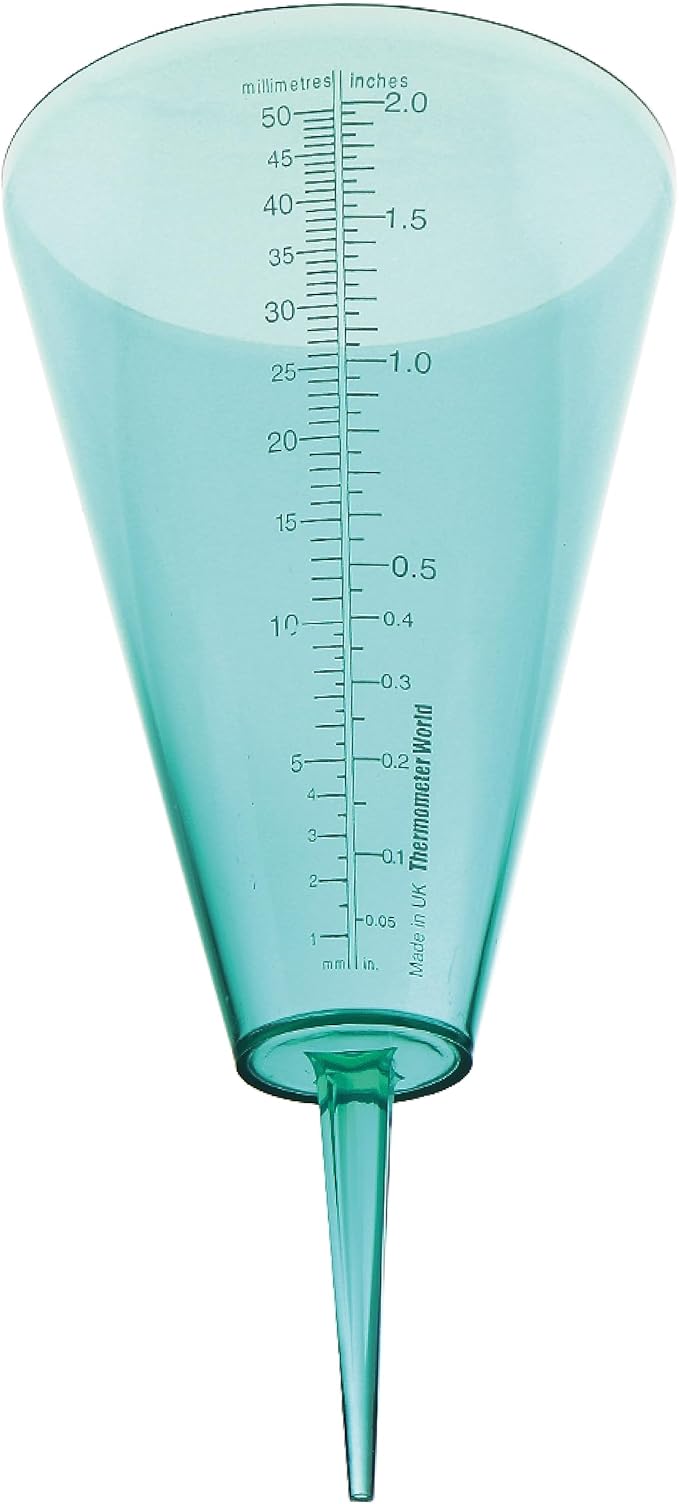 Rain Gauge to Monitor Rainfall Levels with Easy Read Scale The Perfect Outdoor Rain Meter for Your Garden