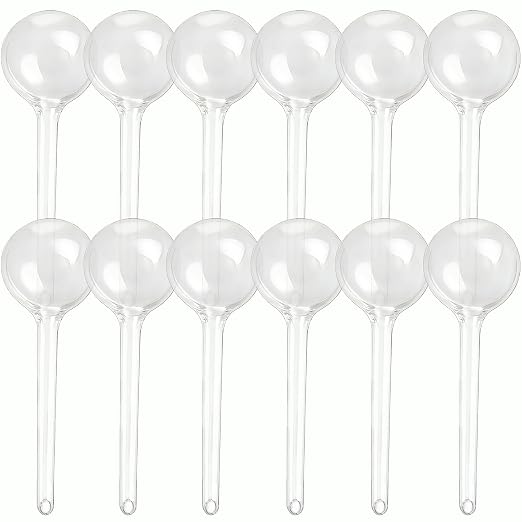 Wellinc Self Watering Globes for Plants – 12 Pack Large Automatic Watering Bulbs, Vacation Plant Watering Device for Indoor & Outdoor Potted Plants, Slow Release Plant Waterer for Water Conservation