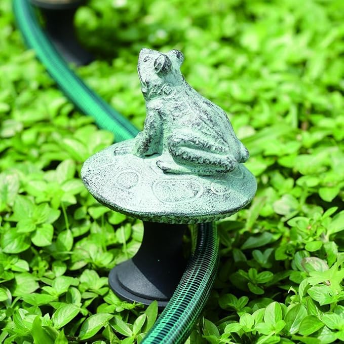 SPI Home 33146 Frog on Mushroom Hose Guard