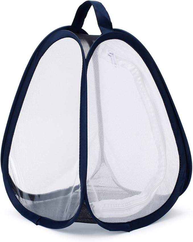 RESTCLOUD Mini Butterfly Habitat, Insect Mesh Cage, Bug Terrarium Pop Up 7.5" x 11" Tall