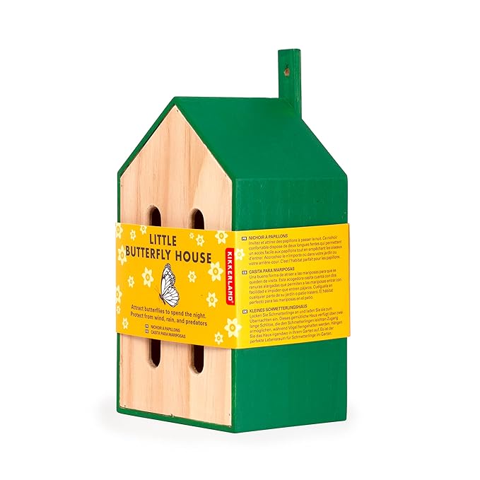 Kikkerland Butterfly House Garden Decor, 1 EA