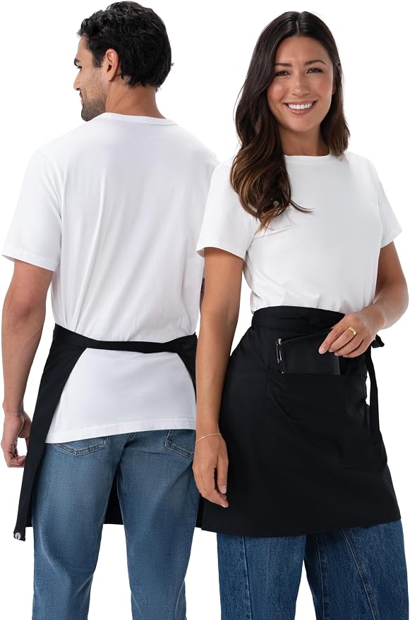 Chef Works Unisex Half Bistro Server Apron