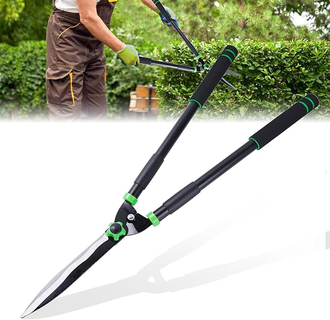 Hedge Clippers Heavy Duty Hedge Shears, Hedge Clippers for Gardening Pruning Shaping Shrubs and Decorative Plants Garden Hedge Shears for Effortless Trimming