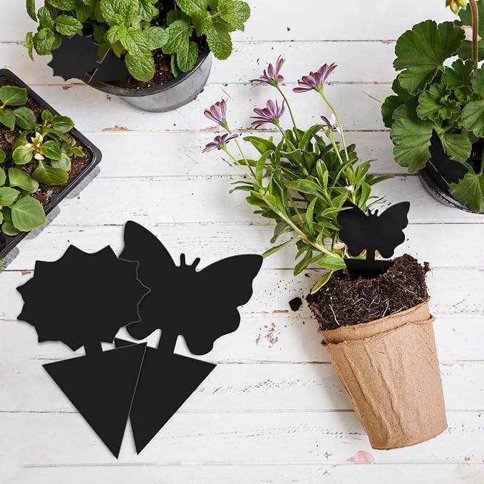 Landisun 120PCS Fruit Fly Traps Sticky Traps Fungus Gnat Traps Insect Bug Traps for Indoor Outdoor Kitchen Plants Whitefly Mosquitos Fungus Gnats Flying Insects