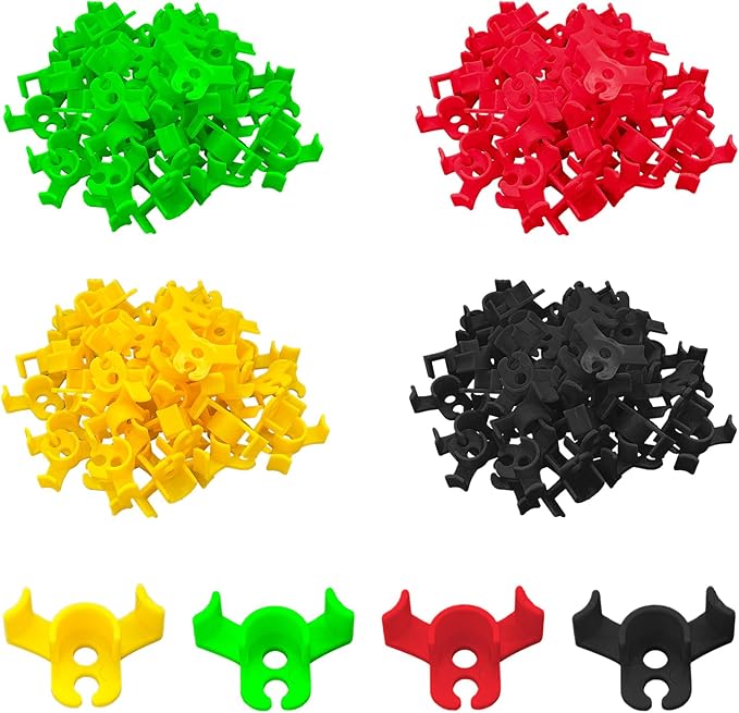 200 Pack Plant Training Clips, 90 Degrees Plant Stem Bender, Low Stress Training Clips for Gardening Flowers Vegetables Branches