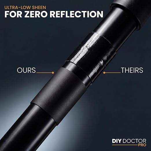DIY Doctor Pro Black Gaffers Tape 2 Inch x Huge 30 Yards Black Matte Cloth Gaffer Tape with Strong Adhesive, No Residue, Non-Reflective for Stage, Floor & Cable Management