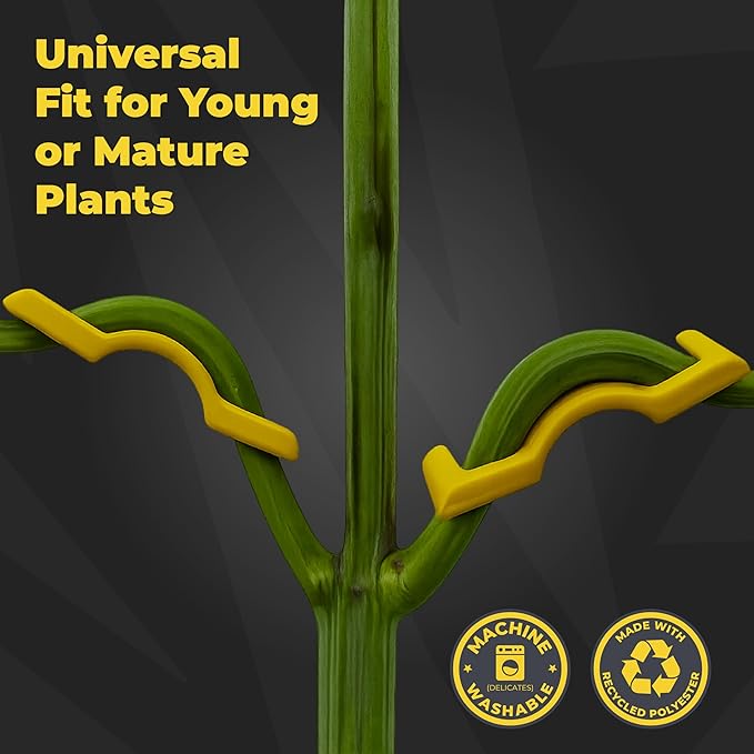 BudClips for Optimal Plant Growth | Universal Size LST Clips | Durable Plant Support Clips to Bend or Interlock Stems for Abundant Harvest | Gardening at Any Growth Stage (Blue, 40pk)