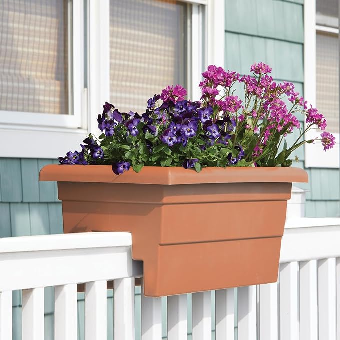 Root & Vessel Countryside Rail Planter, Terra, 24"