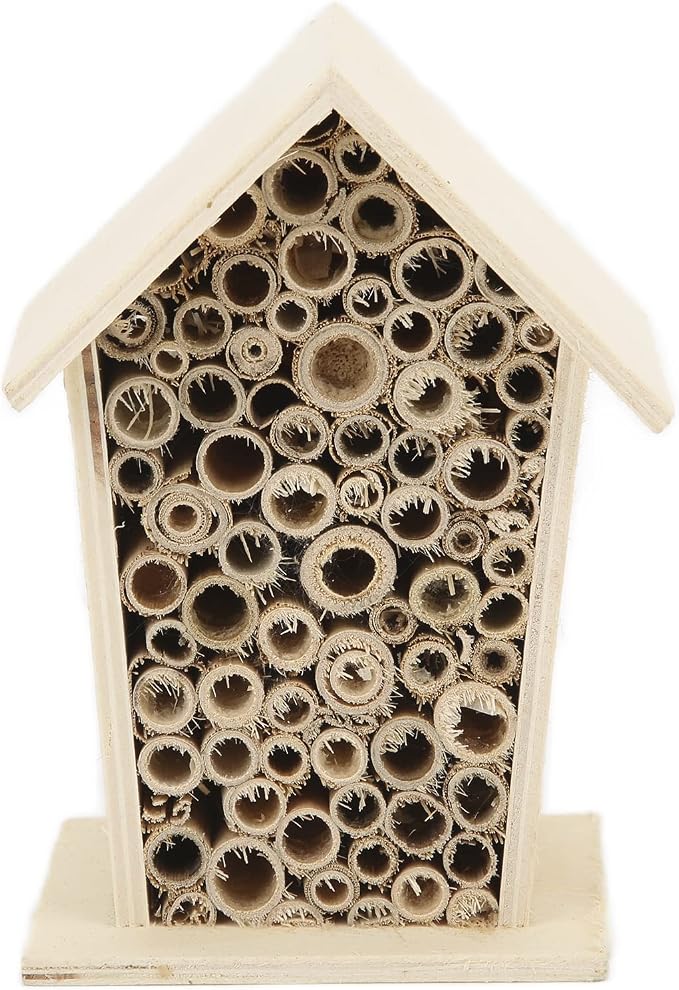 Wooden Bee House Safe Non Wooden House for Garden
