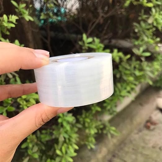 Fruit Grafting Tape, Stretchable Grafting Tape for Fruit Trees, Flexible Budding Strip Film Tape with Optional Widths for Garden Fruit Tree Repair and Floral Plant Budding Grafting