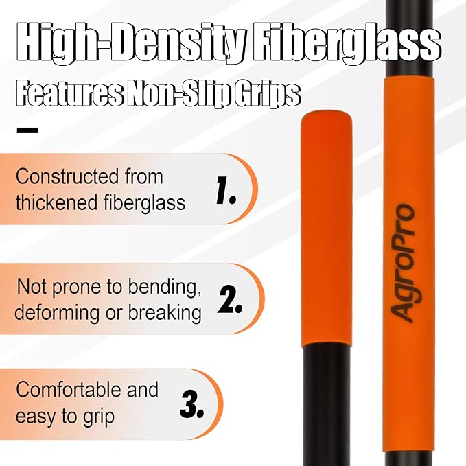 Shovel for Digging, Metal Shovel with Long Fiberglass Handle, Heavy Duty Shovel Garden Tool, 58 Inches