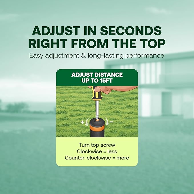 Rain Bird 1802HDSPRS Pressure Regulated 1800 Series Dual Spray 2 Inch Pop Up Sprinkler Head, 4 Pack -Water Efficient Lawn Sprinkler with 180 Degree Half Pattern, 1/2 in NPT, Up to 15 Ft Spray Distance