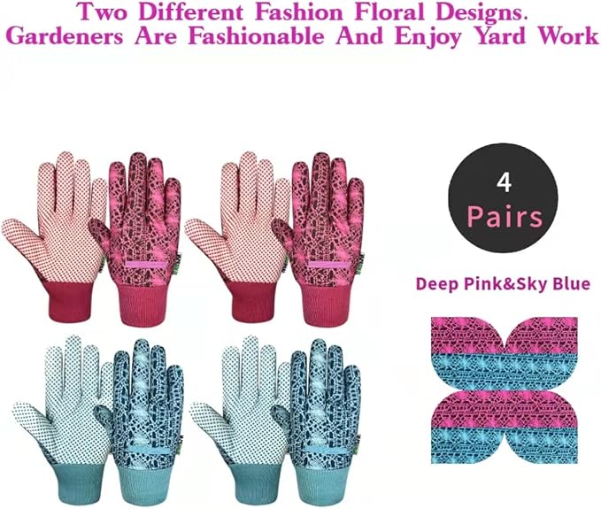 Gardening Gloves,Women Yard Work Garden Glove,Gifts | Thorn Proof,Puncture Resistant,Touchscreen,Gift,Leather,Spandex