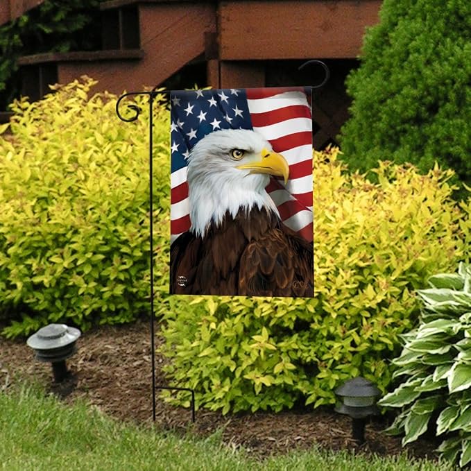 Briarwood Lane American Eagle Patriotic Garden Flag
