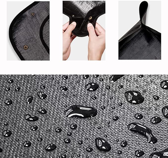 BIUWING 2PCS 39.4" x 39.4" Large Plant Repotting Mat Waterproof Transplanting Mat Indoor Plant Potting Mat Portable Gardening Mat Foldable Garden mat