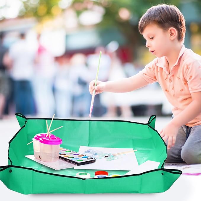 FANTIAN Repotting Mat for Indoor Plants, 29.5" X 39.4" Waterproof Succulent Potting Mat, Foldable Reusable Soil Change Mat Gardening Planting Mat - Gifts for Plant Lovers