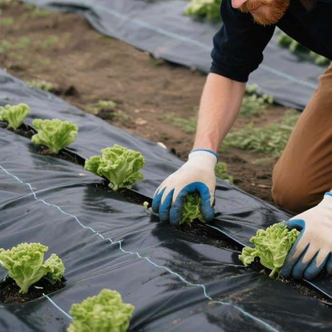 3ft x 250ft Weed Barrier Landscape Fabric Heavy Duty,3.2 OZ Premium Garden Weed Blocker Fabric for Weed Control, Plastic Ground Cover with Woven Weed Cloth,Durable Landscaping Fabric