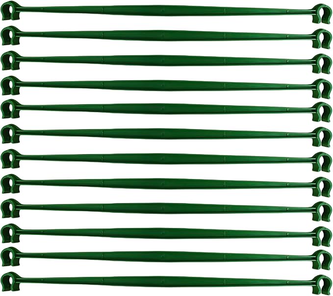 60PCS Plant Stake Arms for Tomato Cage，Expandable 11.8" Plant Supports Trellis Connector Clips for 11mm Garden Plants Stakes Stand Outdoor/Indoor