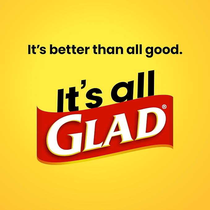 Glad ForceFlex Heavy Duty Trash Bags With Clorox, Mountain Air, 30 Gal (Package May Vary) 50 Count (Pack of 3)